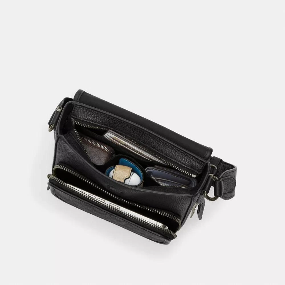 商品Coach|男士真皮单肩包,价格¥1059,第5张图片详细描述