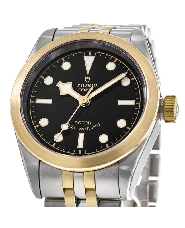 Tudor Black Bay 32 Black Dial Stainless Steel and Yellow Gold Women's Watch M79583-0001商品第2张图片规格展示