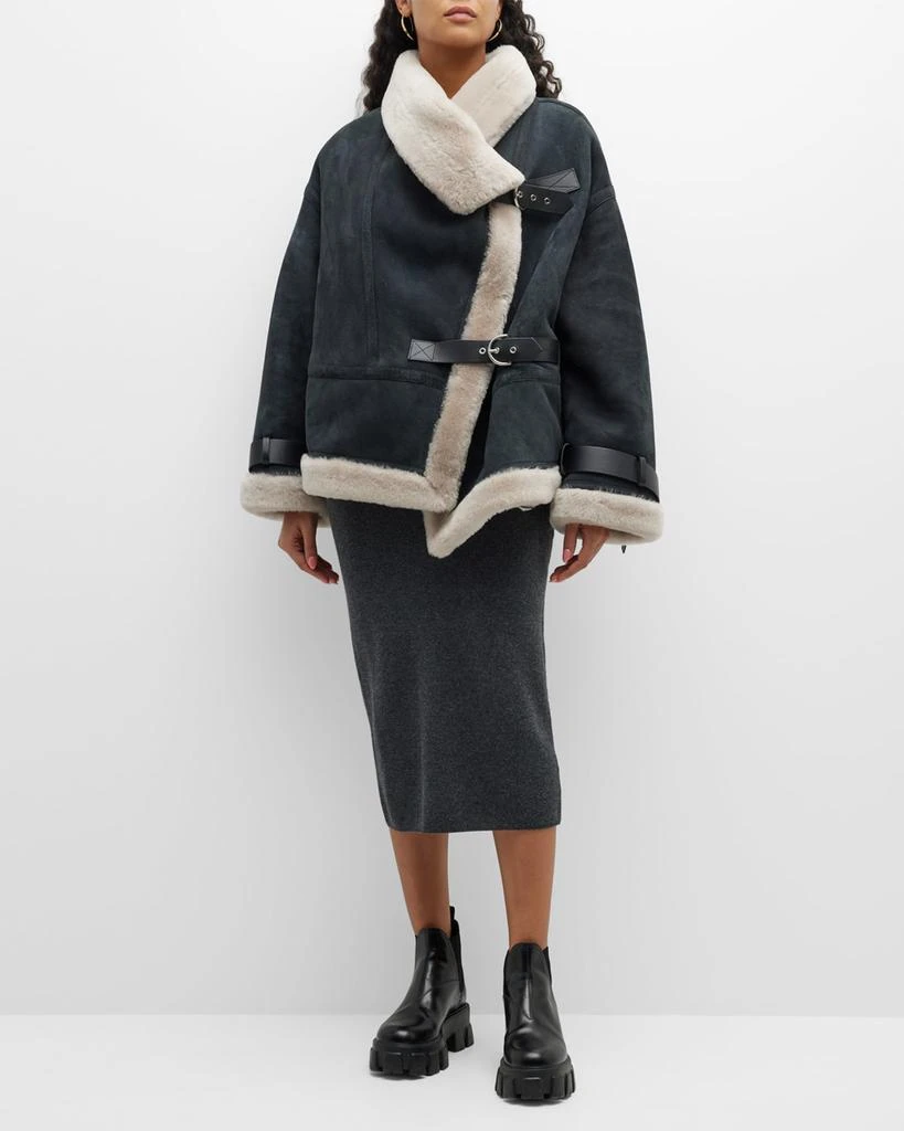 商品Shoreditch Ski Club|Darling Shearling Coat,价格¥7562,第3张图片详细描述