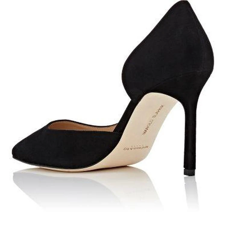 商品Manolo Blahnik|Collina Half D'Orsay Pumps高跟鞋,价格¥3153,第3张图片详细描述