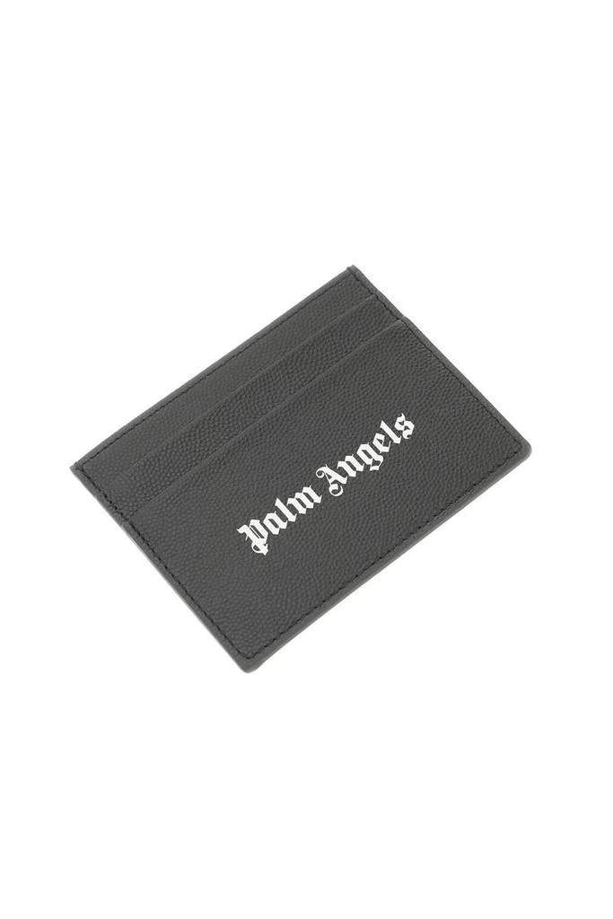 商品Palm Angels|Palm angels leather cardholder with logo,价格¥1225,第2张图片详细描述