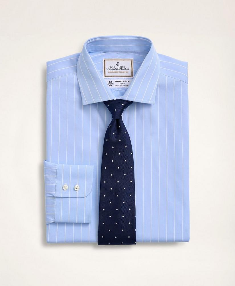 Brooks Brothers x Thomas Mason® Regent Regular-Fit Dress Shirt, Poplin English Collar Bold Stripe商品第3张图片规格展示