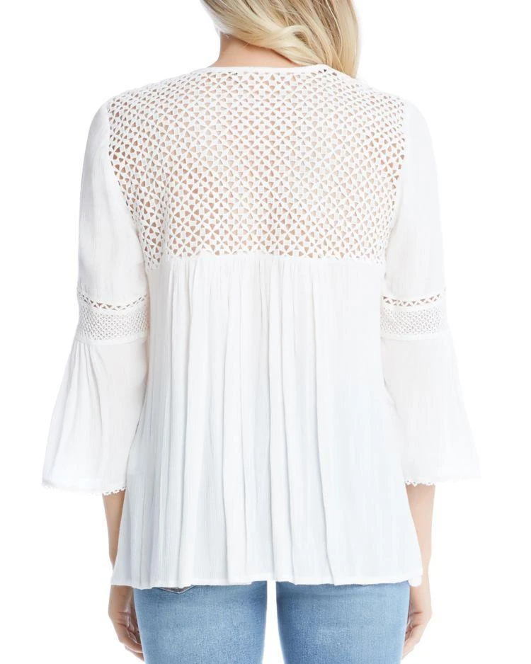 商品Karen Kane|Flare-Sleeve Blouse,价格¥398,第2张图片详细描述