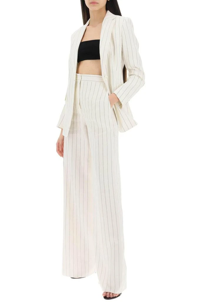 商品Max Mara|'MARATEA' PINSTRIPE LINEN COTTON TROUSERS,价格¥796,第2张图片详细描述