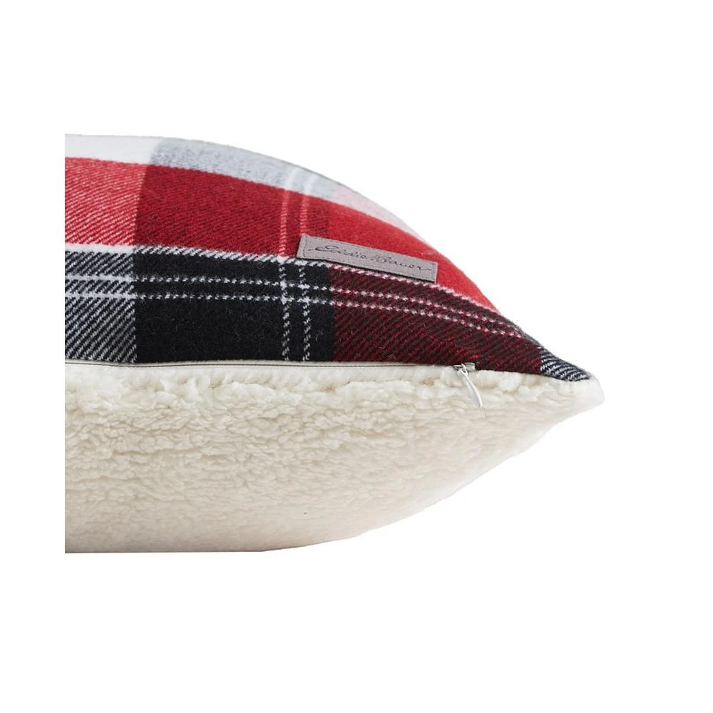 商品Eddie Bauer|Lodge Cotton Yarn Dye Flannel Square Decorative Pillow, 20" X 20",价格¥263,第3张图片详细描述