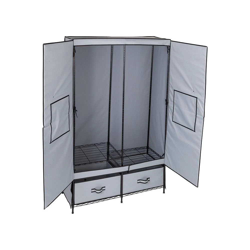 商品Honey Can Do|Clothes Storage Wardrobe with Drawers,价格¥1921,第3张图片详细描述
