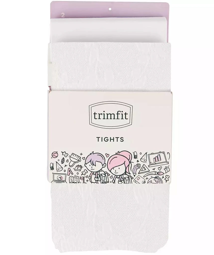 商品Trimfit|2-Pack Lace Microfiber Tights, Little Girls & Big Girls,价格¥43,第2张图片详细描述