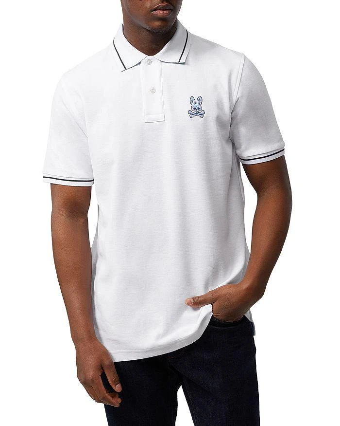 商品Psycho Bunny|Wardell Pima Cotton Tipped Regular Fit Polo Shirt,价格¥551,第1张图片