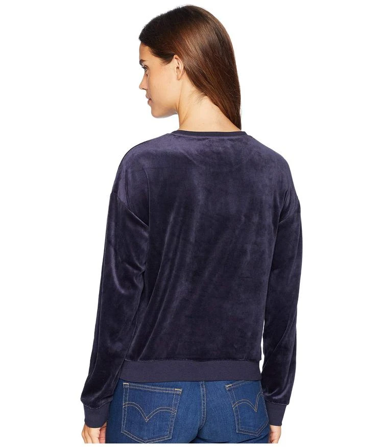 商品Juicy Couture|Track Lightweight Velour Paradise Cove Pullover,价格¥234,第3张图片详细描述