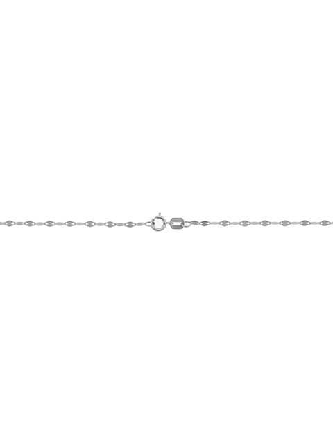 商品Oradina|14K White Solid Gold Cabaret Chain Necklace,价格¥1151,第4张图片详细描述
