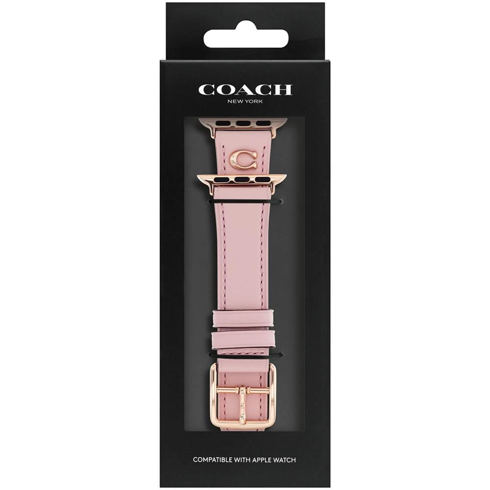 商品Coach|Blush Leather Apple Strap, 38, 40, 41mm,价格¥716,第2张图片详细描述