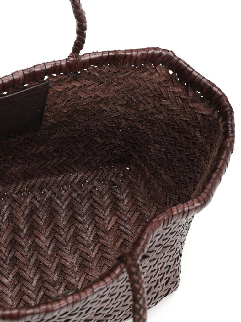 商品DRAGON DIFFUSION|Triple Jump Handbags Brown,价格¥2175,第4张图片详细描述