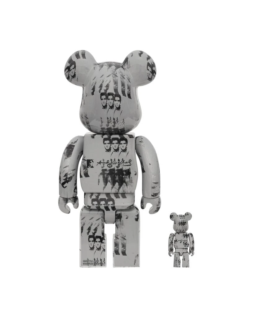 商品Medicom|100% + 400% Andy Warhol's Elvis Presley Be@rbrick Multicolor,价格¥951,第3张图片详细描述