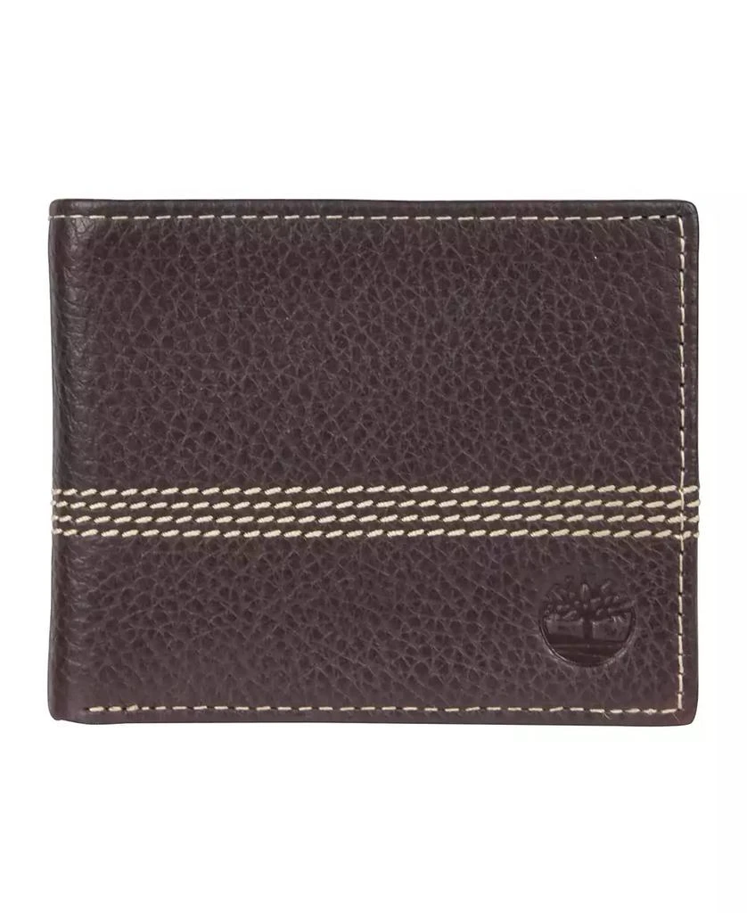 商品Timberland|Men's Milled Quad Stitch Passcase Wallet,价格¥194,第1张图片