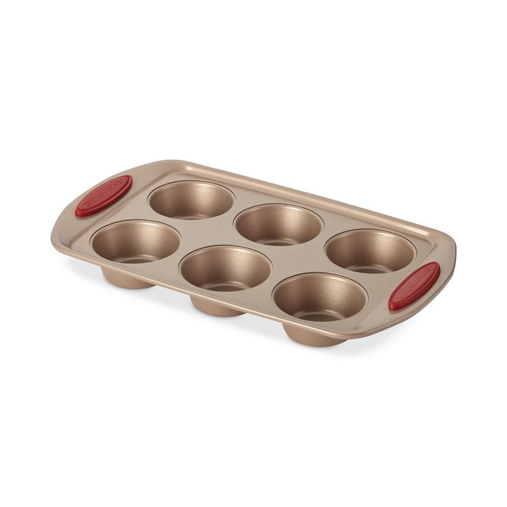 商品Rachael Ray|Cucina 4-Pc. Cranberry Red Nonstick Bakeware Set,价格¥338,第6张图片详细描述