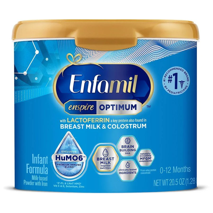 商品Enfamil|Enfamil Enspire 蓝臻母乳寡糖蛋清配方一段奶粉 富铁配方 20.5oz,价格¥447,第1张图片