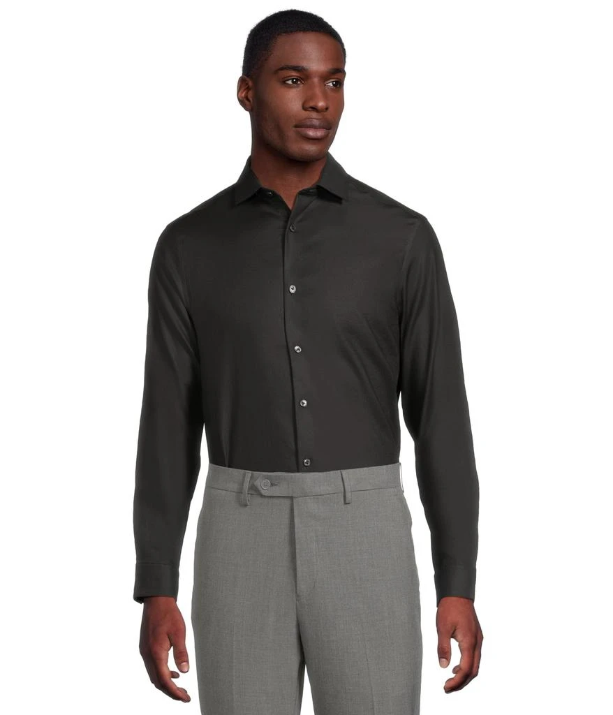 商品Calvin Klein|Dress Shirt Slim Fit Non Iron Stretch Solid,价格¥363,第1张图片