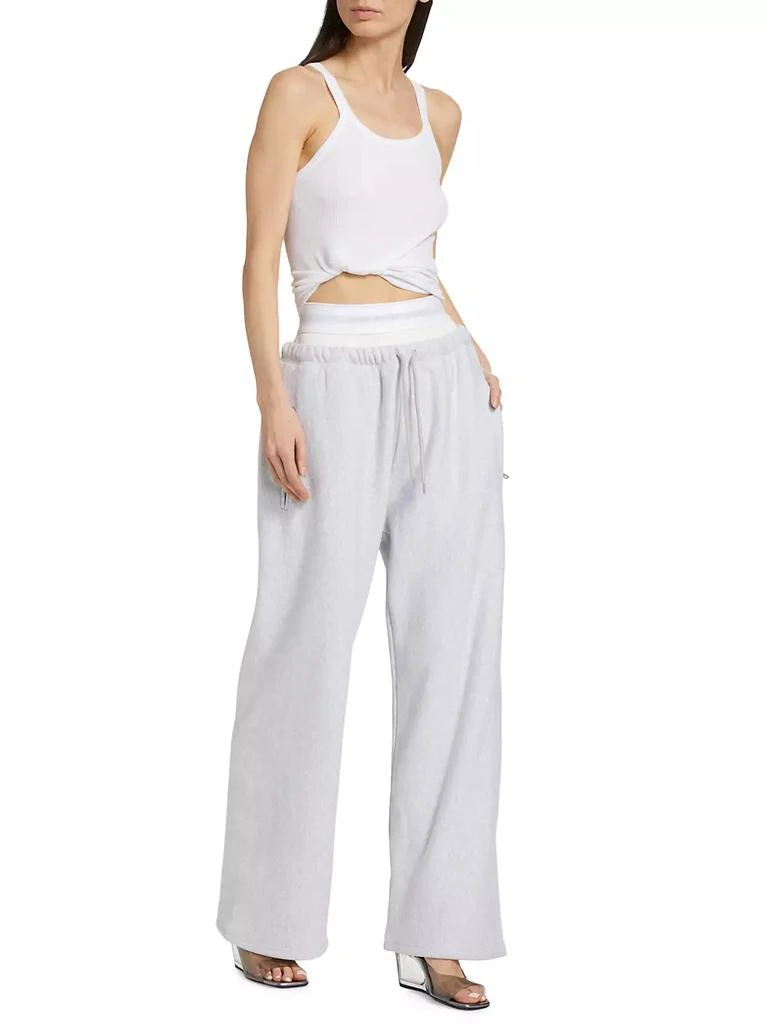 商品Alexander Wang|Exposed Brief Wide-Leg Sweatpants,价格¥3127,第2张图片详细描述