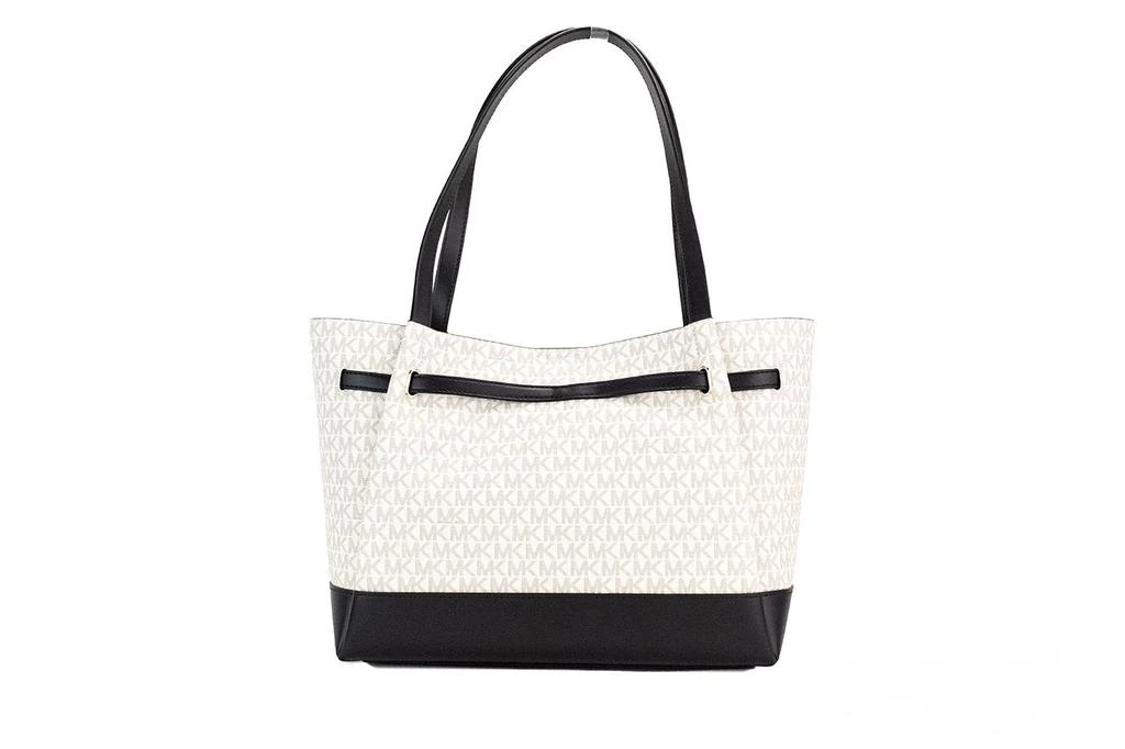 商品Michael Kors|Michael Kors Reed Large ivory  Signature PVC Belted Tote Bag Women's Purse,价格¥2672,第1张图片