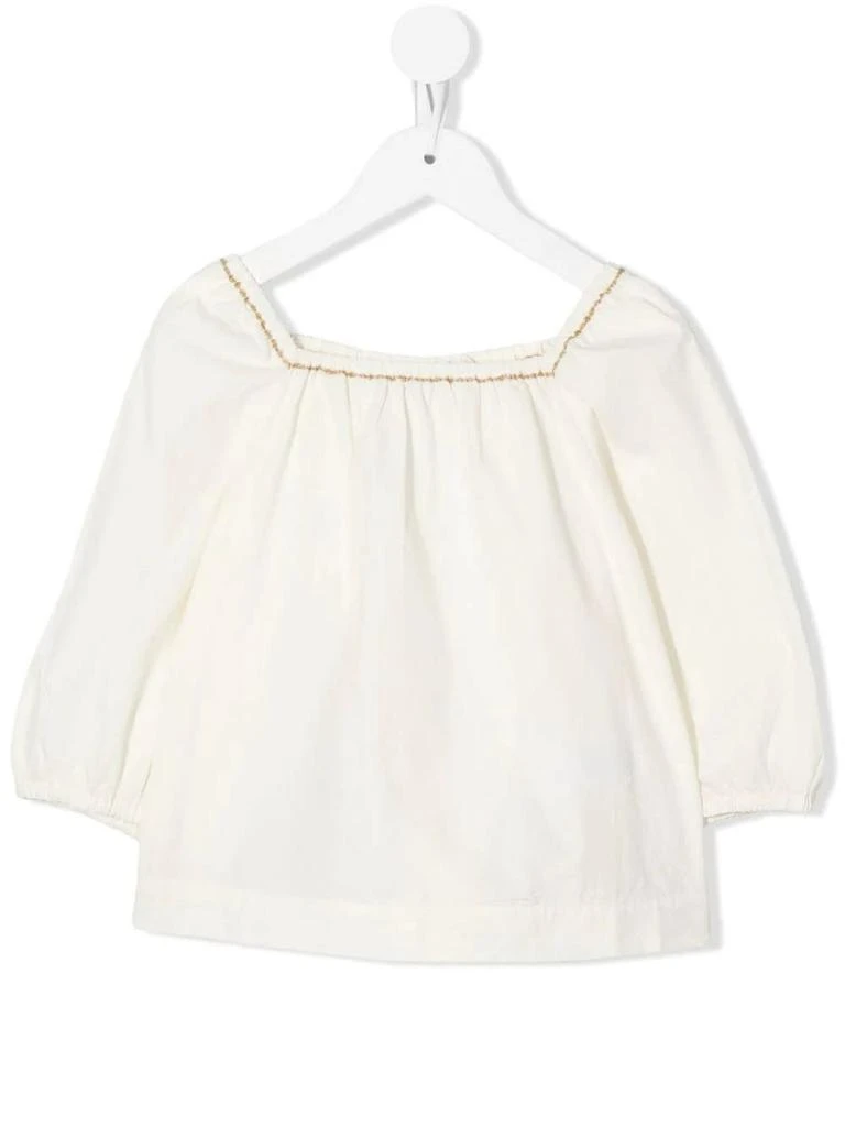 商品Bonpoint|White Anastide Blouse,价格¥810,第1张图片