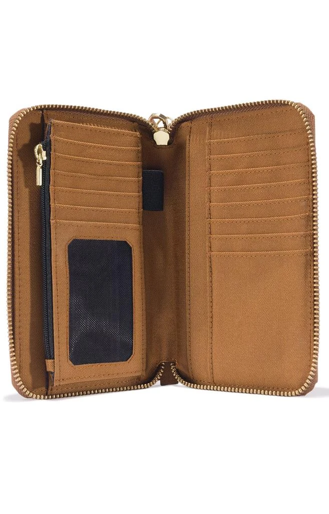 商品Carhartt|Nylon Duck Lay-Flat Clutch Wallet - Carhartt Brown,价格¥363,第3张图片详细描述