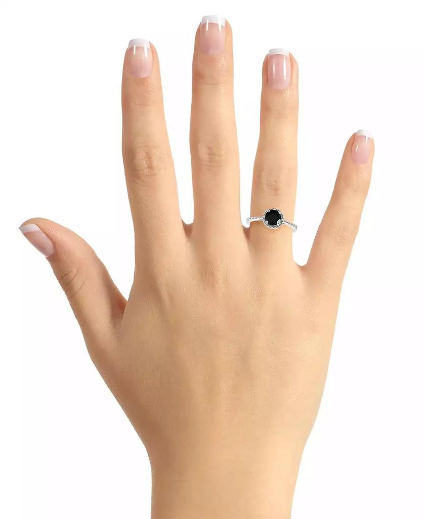 商品Macy's|Cultured Freshwater Pearl & Diamond Accent Ring in Sterling Silver (Also in Onyx, Turquoise, & Labradorite ),价格¥659,第2张图片详细描述