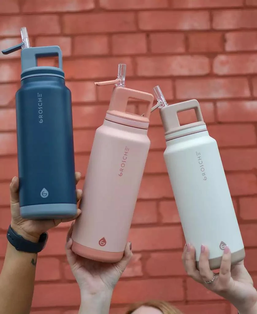 Alpine Flip 'N Sip Insulated, Leakproof Water Bottle with Straw, 40 OZ-2pk 商品