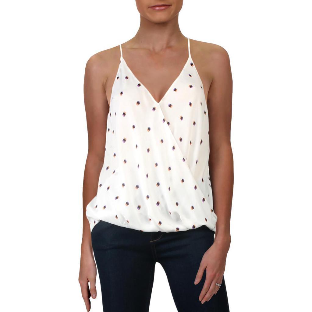 商品Lush|Lush Womens Polka Dot Surplice Tank Top,价格¥60,第1张图片