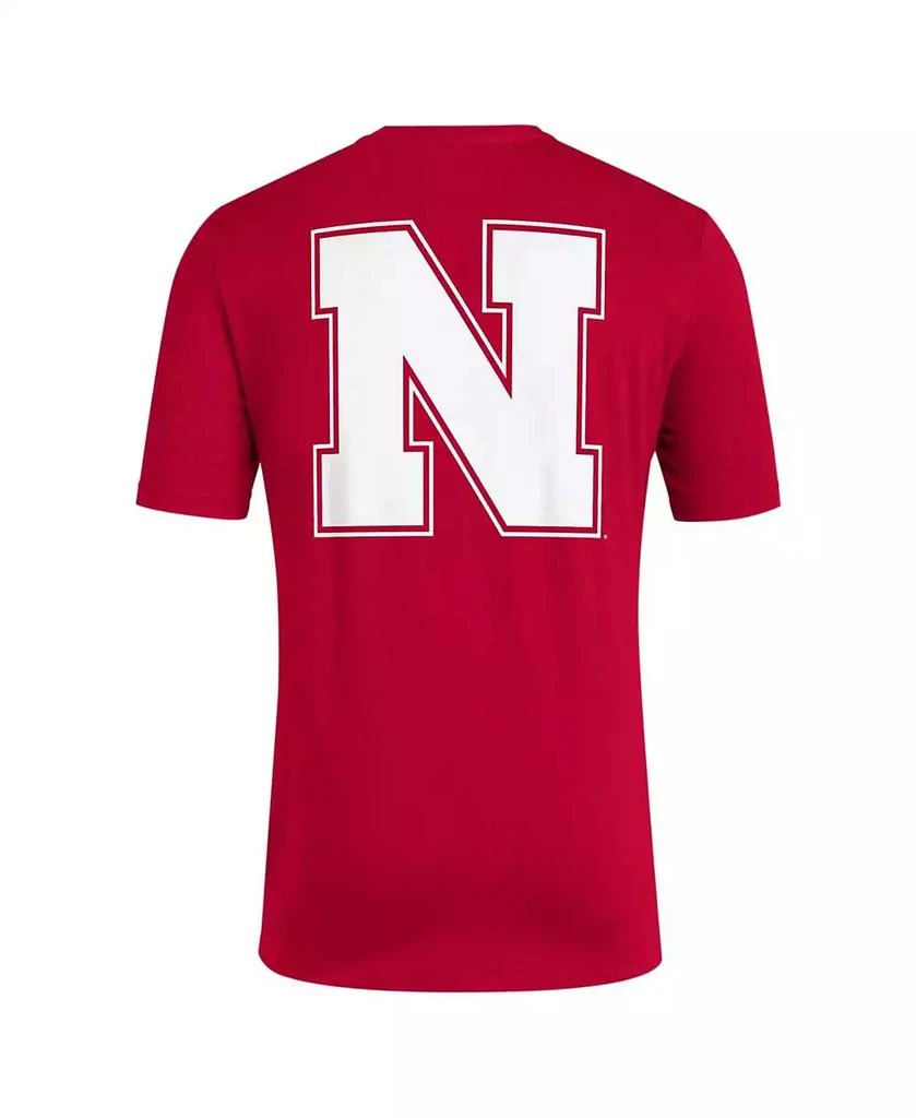 商品Adidas|Men's Scarlet Nebraska Huskers Reverse Retro Baseball 2 Hit T-Shirt,价格¥225,第3张图片详细描述