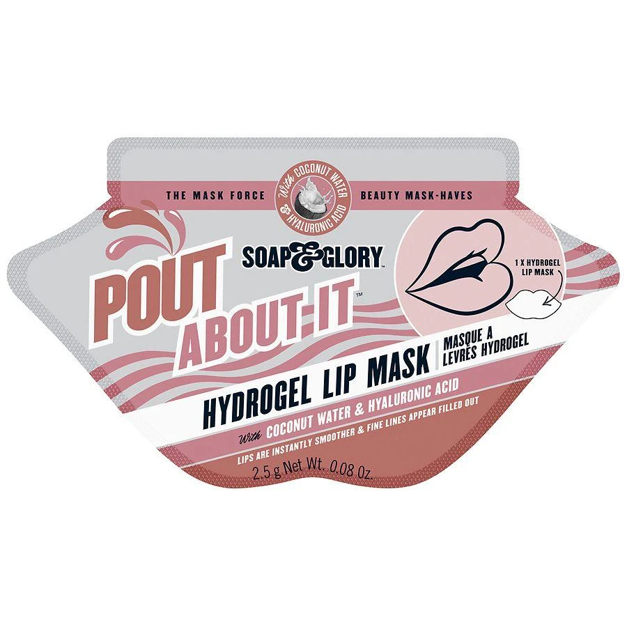 商品Soap & Glory|Pout About It Hydrogel Lip Mask,价格¥38,第1张图片