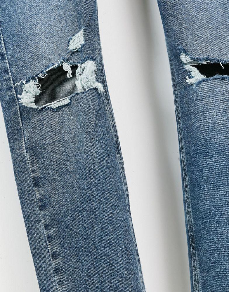 商品Topshop|Topshop Maternity under bump green cast ripped Jamie jeans,价格¥180,第5张图片详细描述