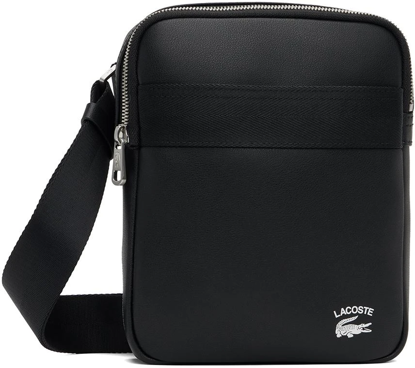 商品Lacoste|Black Contrast Branded Crossover Bag,价格¥789,第1张图片