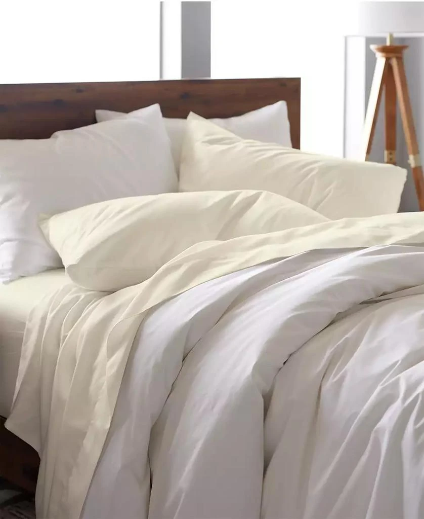 商品Ella Jayne|Percale Cool and Crisp 500 Thread Count 100% Cotton Pillowcase Set, King,价格¥449,第4张图片详细描述