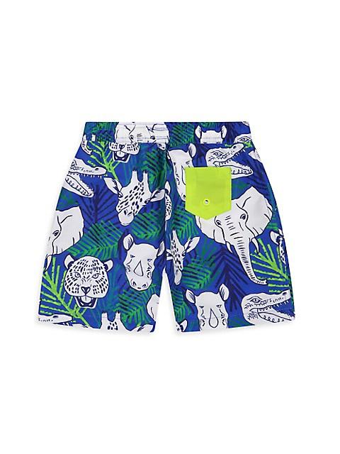 Little Boy's Rashguard & Boardshorts Set商品第6张图片规格展示