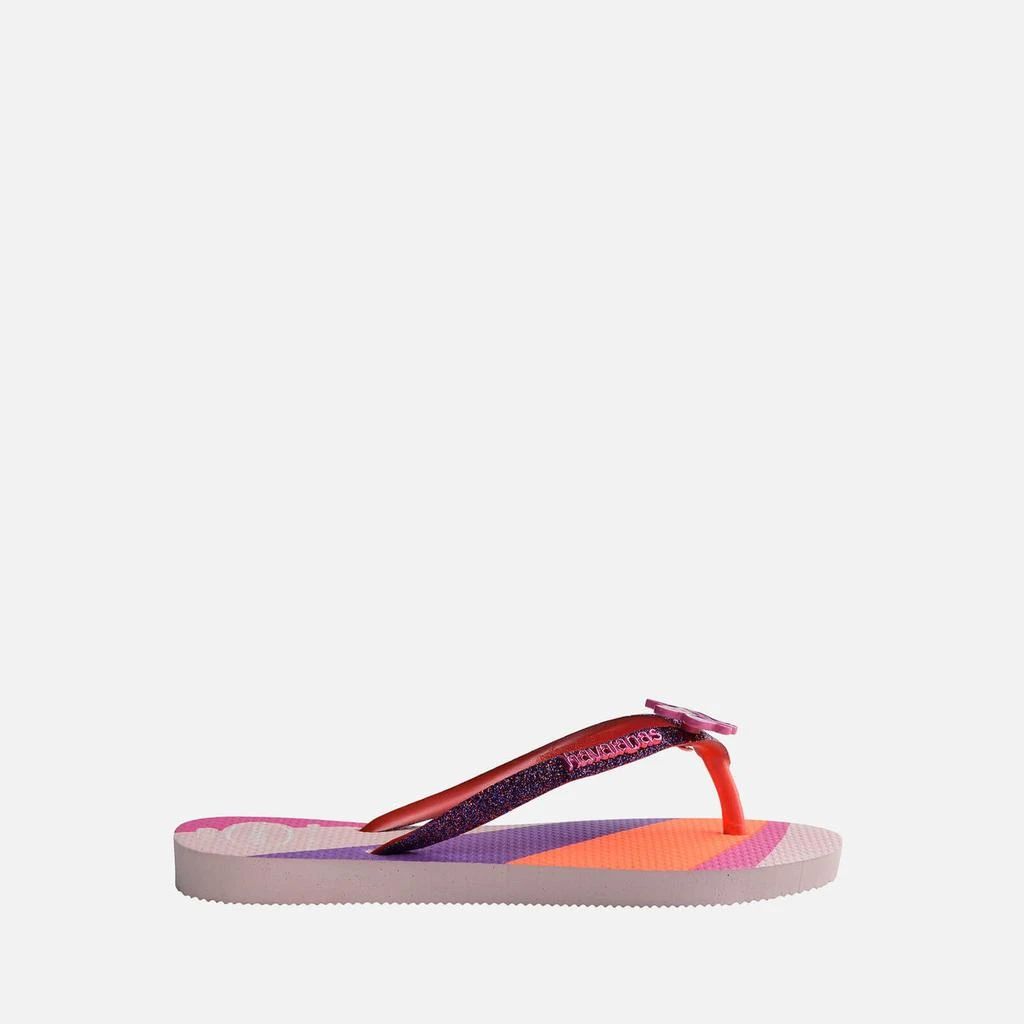 商品Havaianas|Havaianas Girls' Slim Glitter II Flip Flops - Candy Pink,价格¥77,第2张图片详细描述