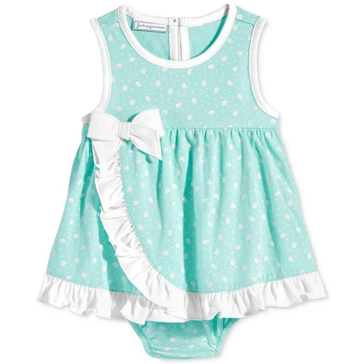 商品First Impressions|Floral-Print Skirted Romper, Baby Girls, Created for Macy's,价格¥75,第2张图片详细描述