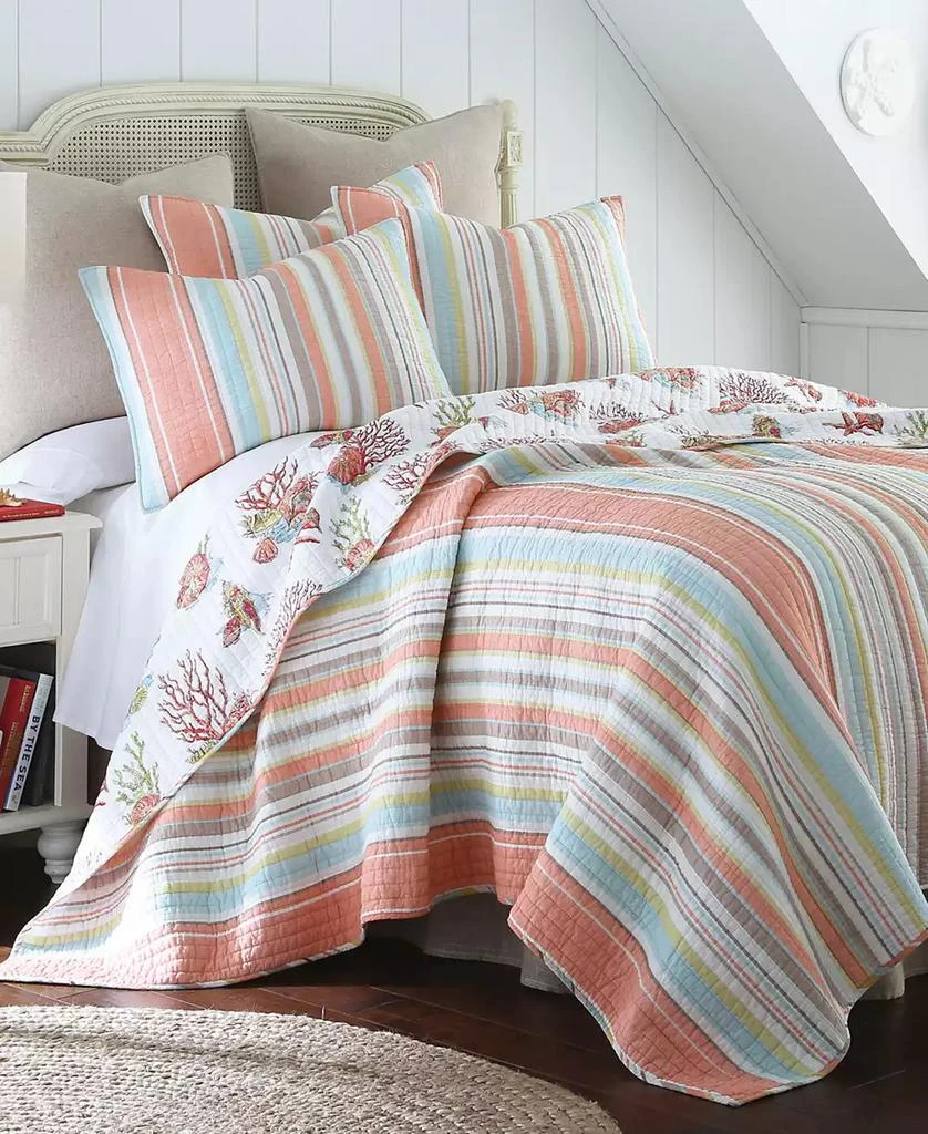 商品Levtex|Brighton Coral 2-Pc. Quilt Set,价格¥580,第1张图片