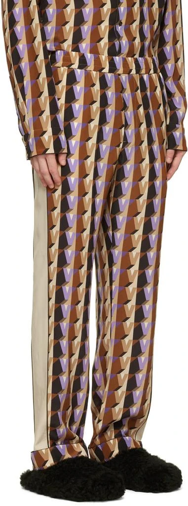 商品Valentino|Multicolor 'V' Pyjama Pants,价格¥4417,第2张图片详细描述