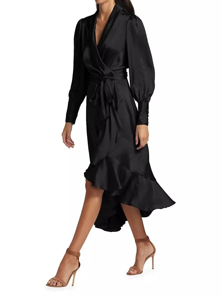 商品Zimmermann|Silk Wrap Midi-Dress,价格¥4872,第4张图片详细描述