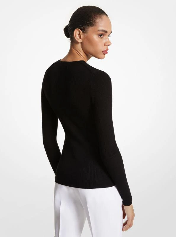 商品Michael Kors|Super Cashmere Long-Sleeve Shirt,价格¥8208,第2张图片详细描述