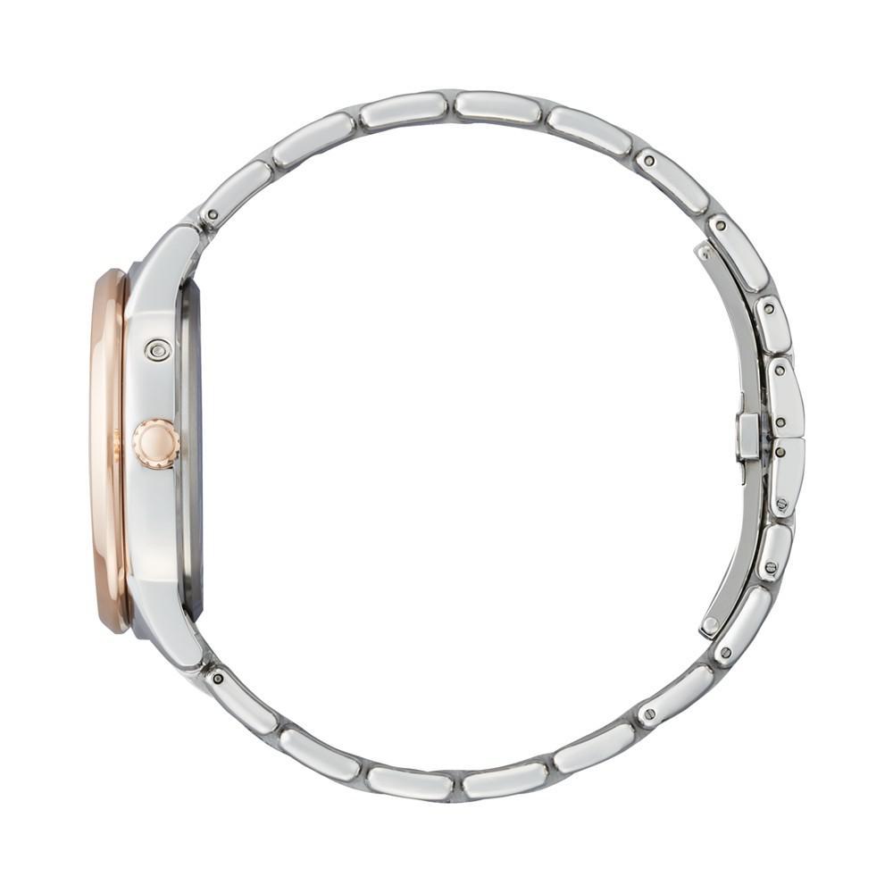 商品Citizen|Women's Eco-Drive Calendrier Diamond Accent Two-Tone Stainless Steel Bracelet Watch 37mm,价格¥2654,第4张图片详细描述