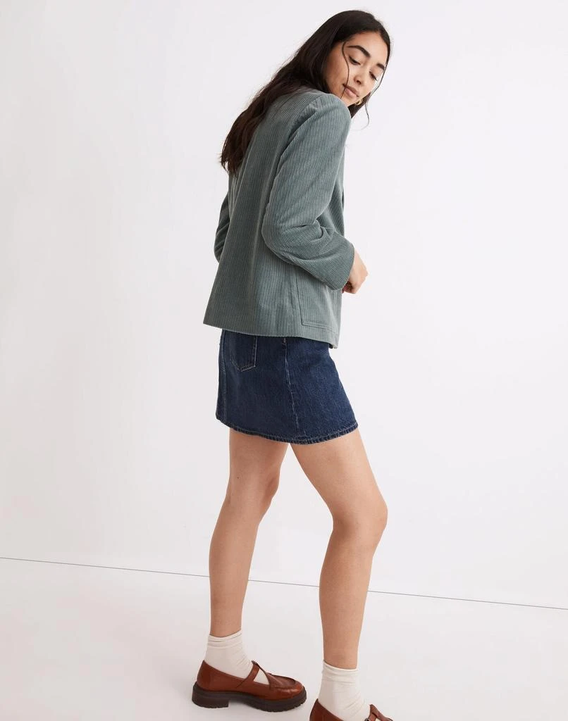 商品Madewell|Corduroy Crop Dorset Blazer,价格¥1031,第2张图片详细描述