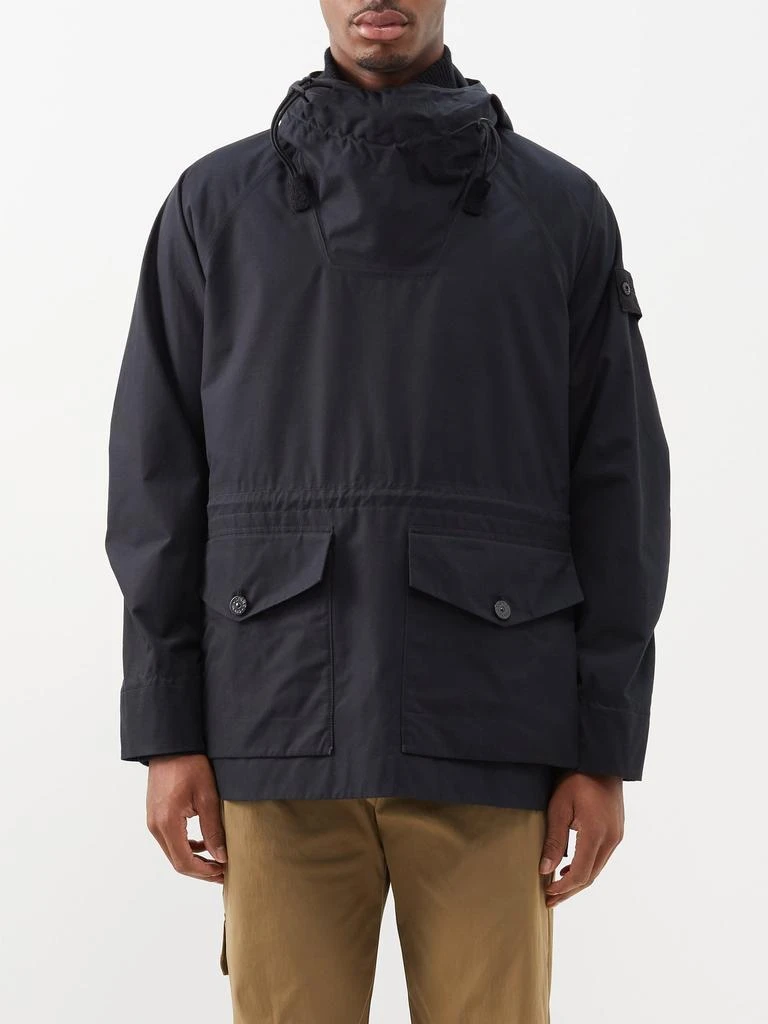 商品Stone Island|Logo-patch flap-pocket cotton anorak,价格¥6271,第1张图片