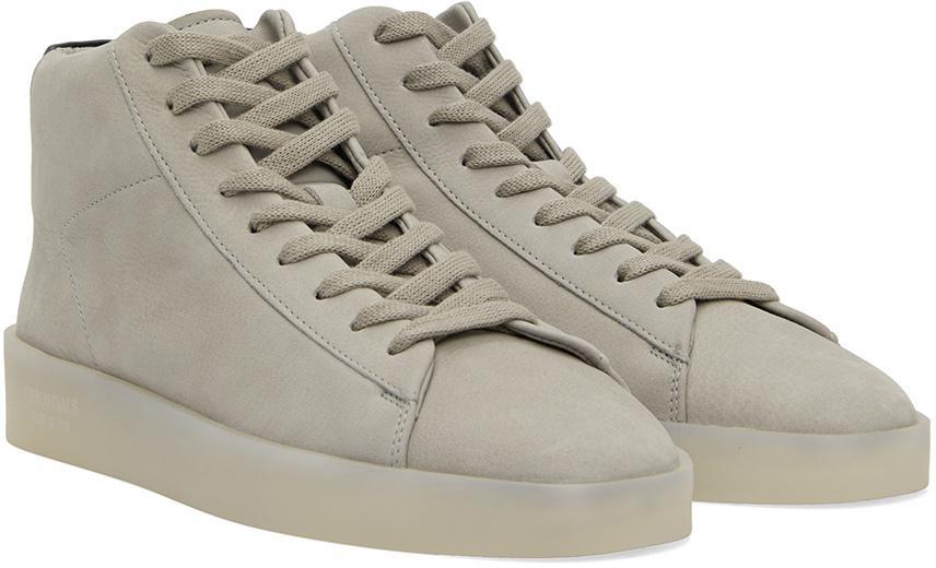 商品Essentials|Gray Tennis Mid Sneakers,价格¥2220,第6张图片详细描述