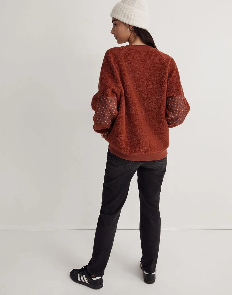 商品Madewell|(Re)sourced Sherpa Sweatshirt: Quilted Edition,价格¥716,第3张图片详细描述