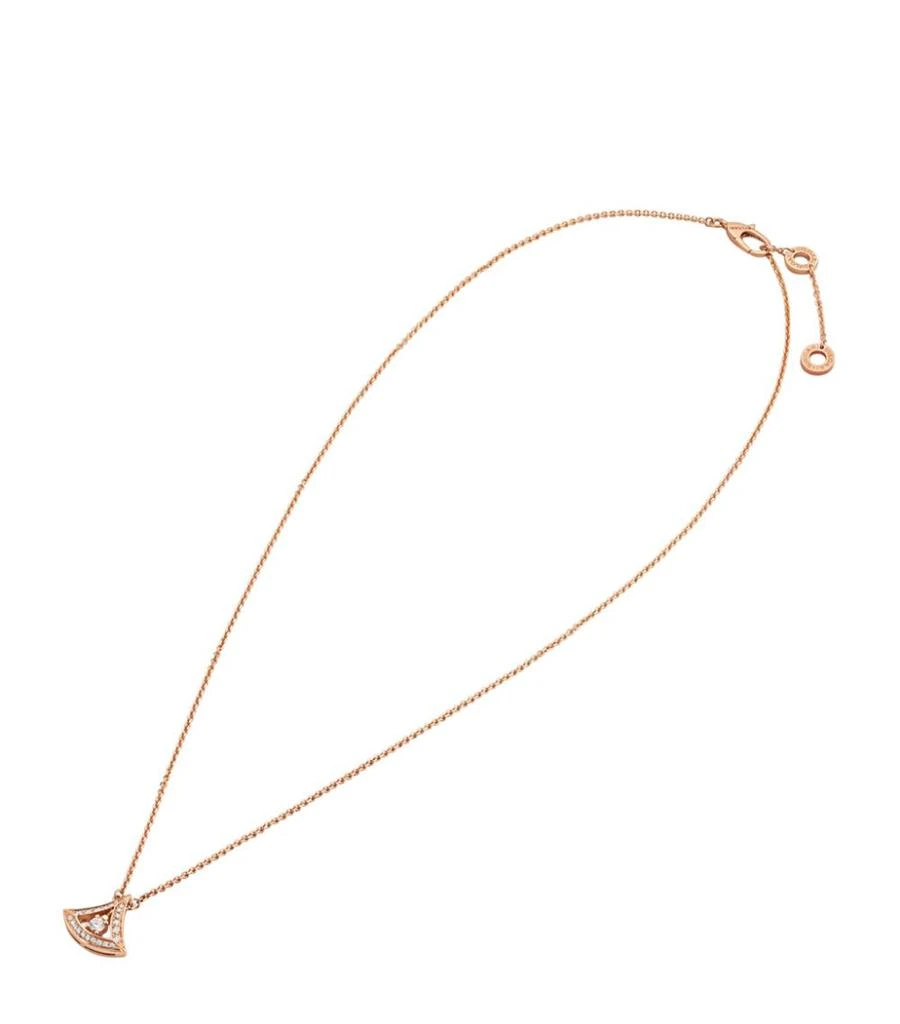 商品BVLGARI|Rose Gold and Diamond Divas' Dream Necklace ,价格¥39008,第1张图片