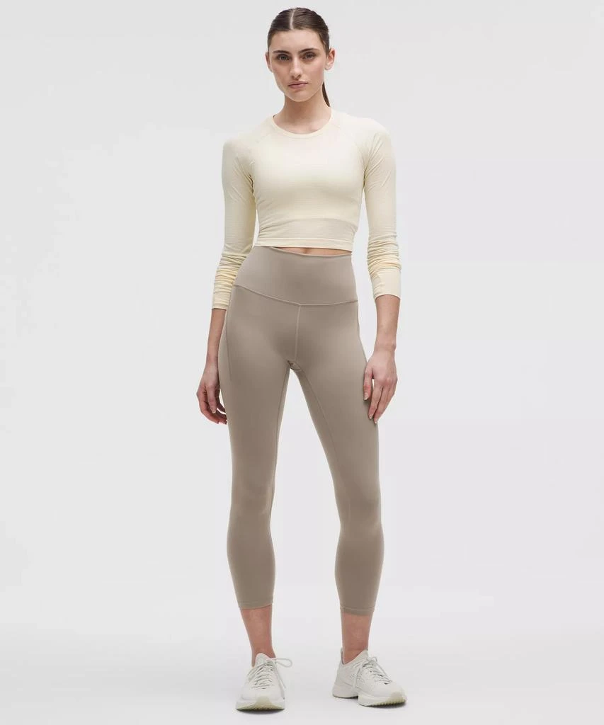 商品Lululemon|Wunder Train High-Rise Crop with Pockets 23",价格¥567,第2张图片详细描述