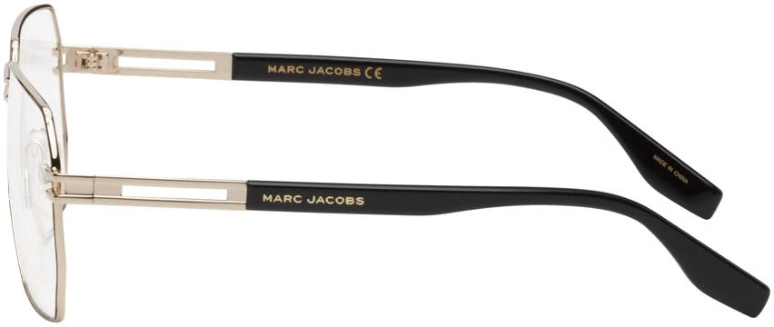 商品Marc Jacobs|Gold Hexagonal Glasses,价格¥656,第3张图片详细描述