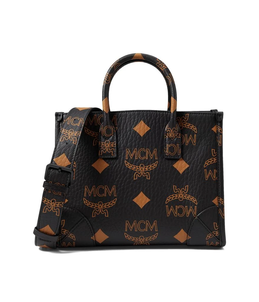 商品MCM|Munchen Maxi Monogrammed VI Tote Small,价格¥5176,第1张图片