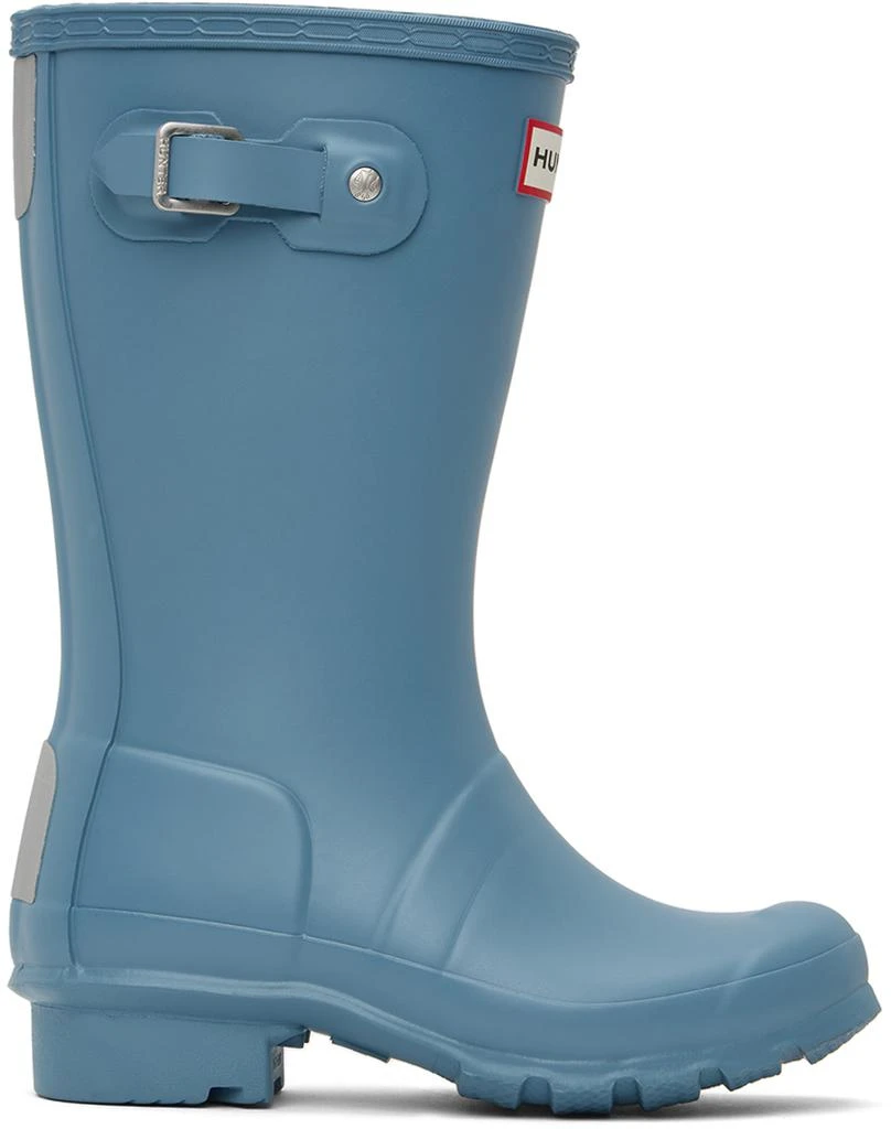 商品Hunter|Kids Blue Original Big Kids Rain Boots,价格¥457,第1张图片